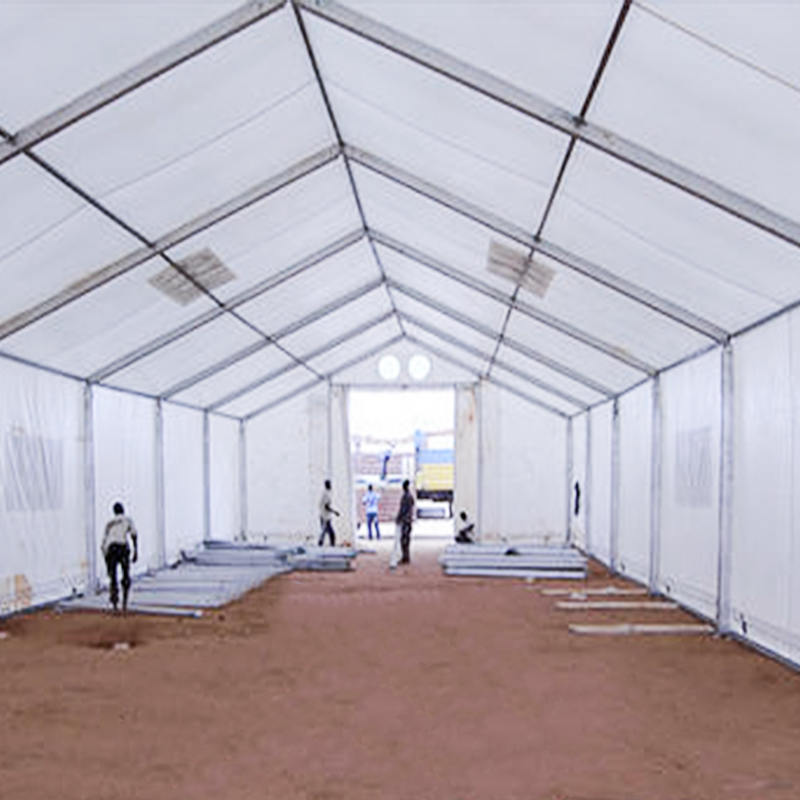IFRC/ICRC/WFP/IOM standardne šatorske mobilne skladišne jedinice (MSU) otporne na vatru otporne na UV zračenje 10x24m