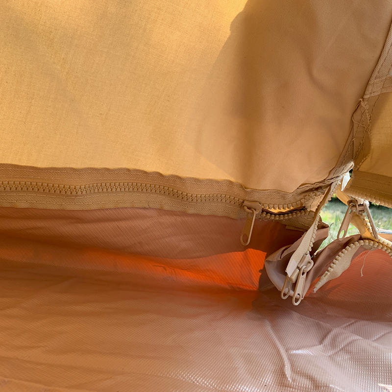 Obiteljski platneni šator za kampiranje od 4 metra