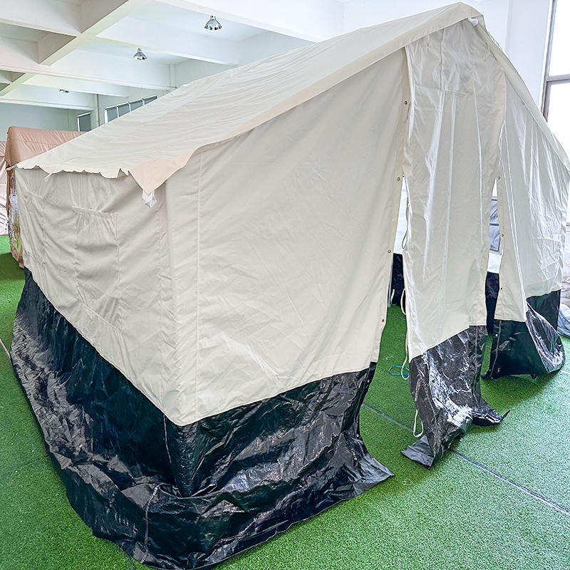 ICRC IFRC UNHCR standardni dvostruki sklopivi obiteljski šator za 5 osoba za sve vremenske prilike