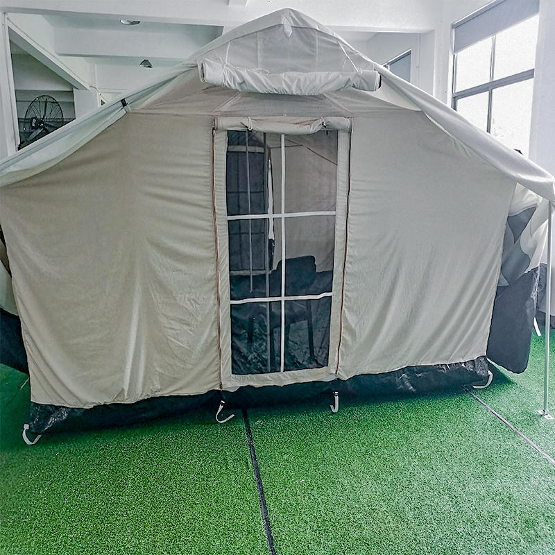 ICRC IFRC UNHCR standardni dvostruki sklopivi obiteljski šator za 5 osoba za sve vremenske prilike