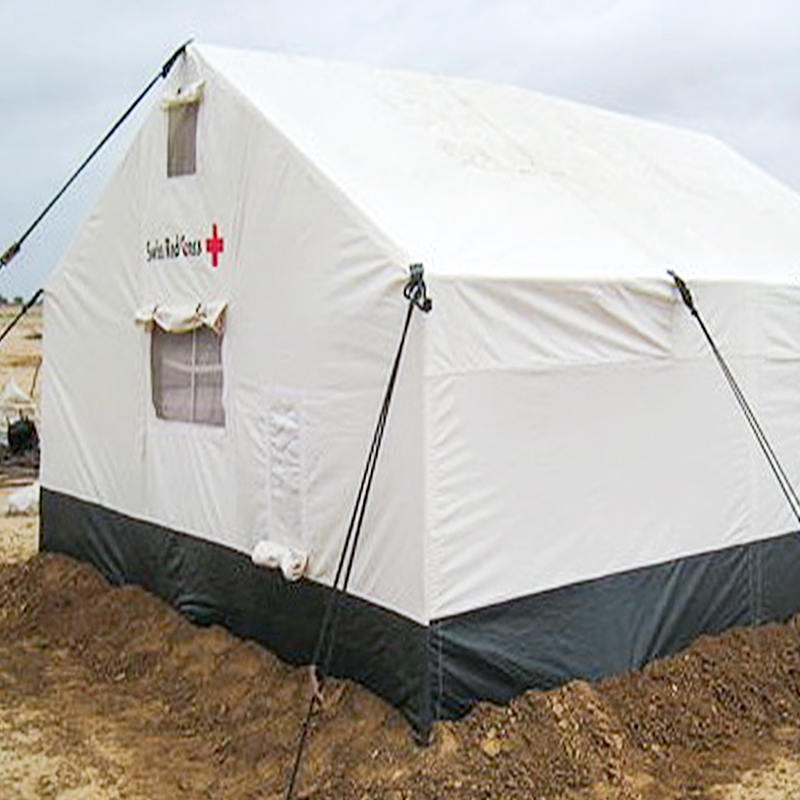 ICRC IFRC UNHCR standardni dvostruki sklopivi obiteljski šator za 5 osoba za sve vremenske prilike