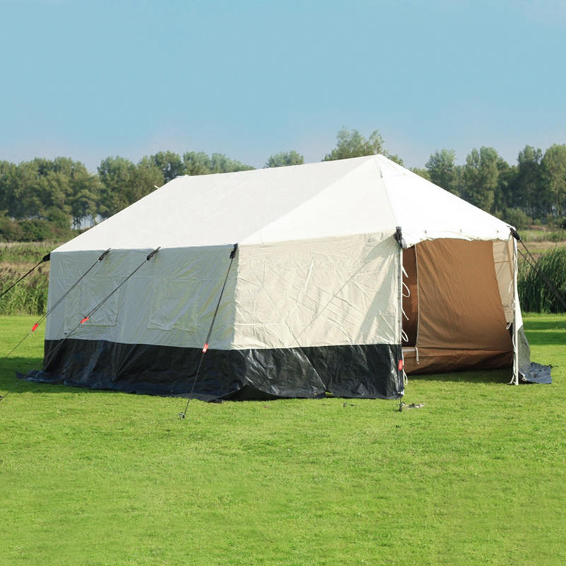 ICRC IFRC UNHCR standardni dvostruki sklopivi obiteljski šator za 5 osoba za sve vremenske prilike