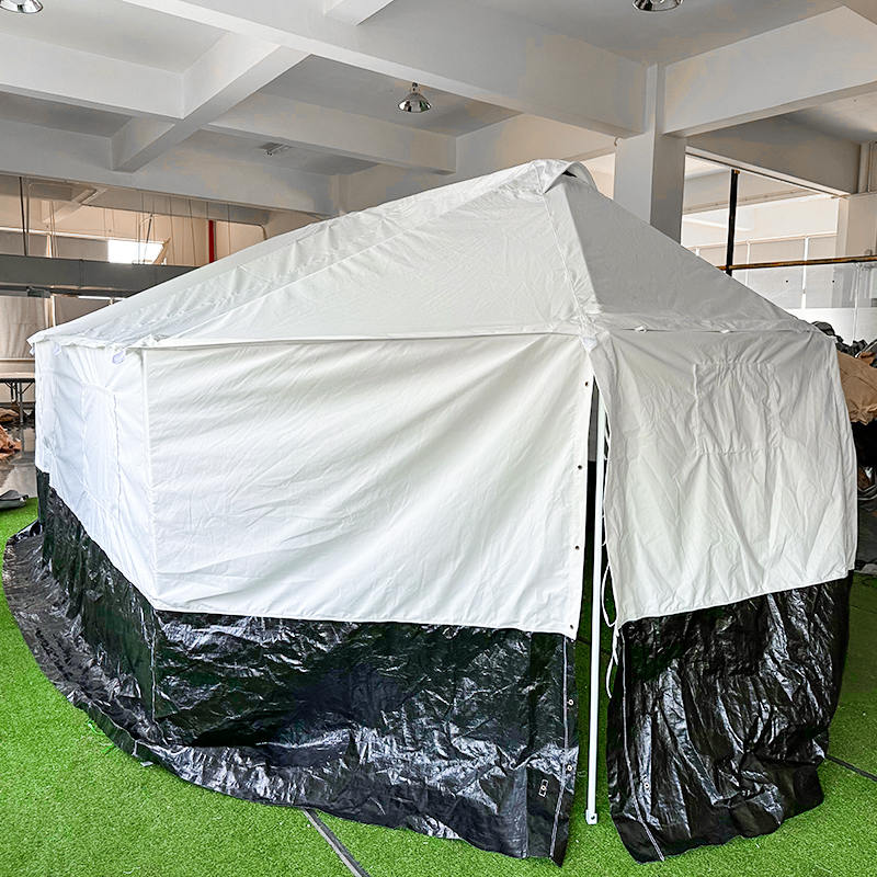 ICRC IFRC UNHCR standardni dvostruki sklopivi obiteljski šator za 5 osoba za sve vremenske prilike