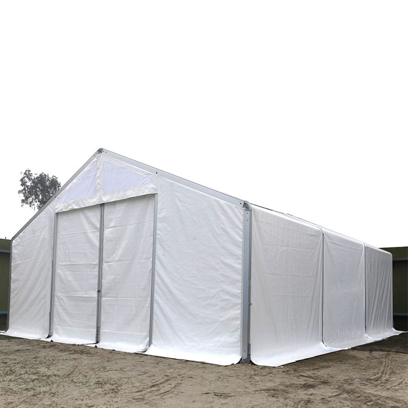 IFRC/ICRC/WFP/IOM standardne šatorske mobilne skladišne jedinice (MSU) otporne na vatru otporne na UV zračenje 10x24m