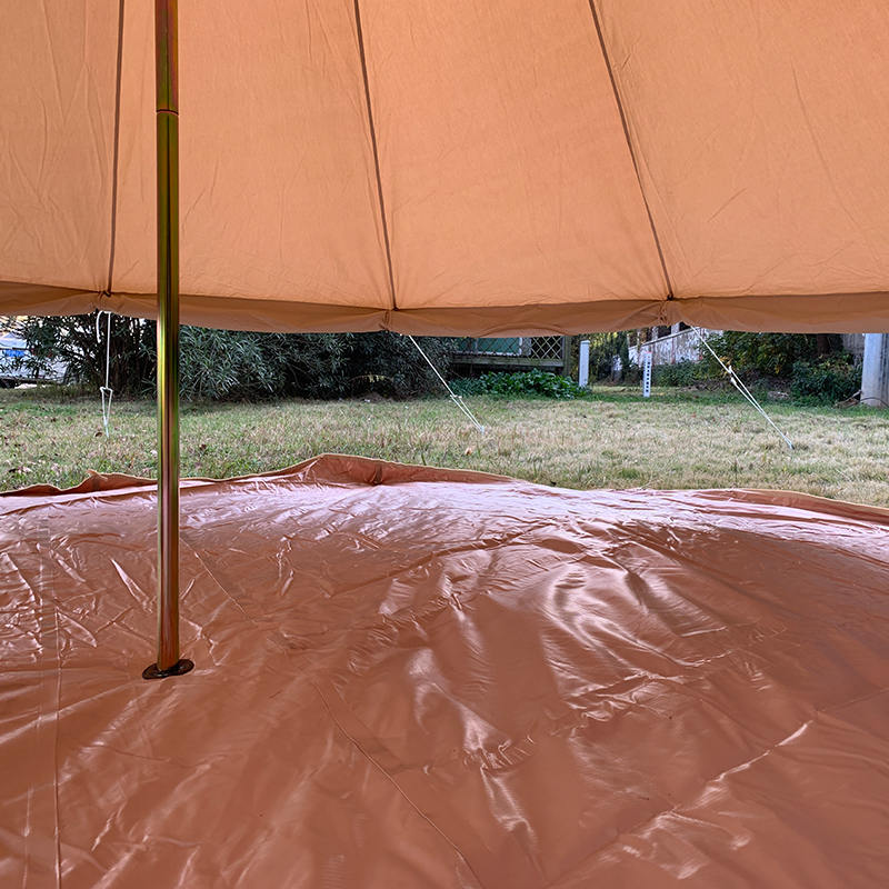 Platneni zvonasti šator od 4 m za 4 osobe za obiteljsko kampiranje