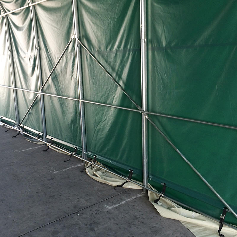 6X12 2,6 m bočne visine industrijski skladišni šatori otporni na visoke temperature