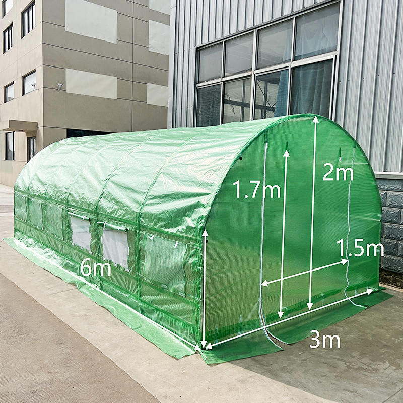 3x6x2m Weatherguard Round Top Staklenik i politunel