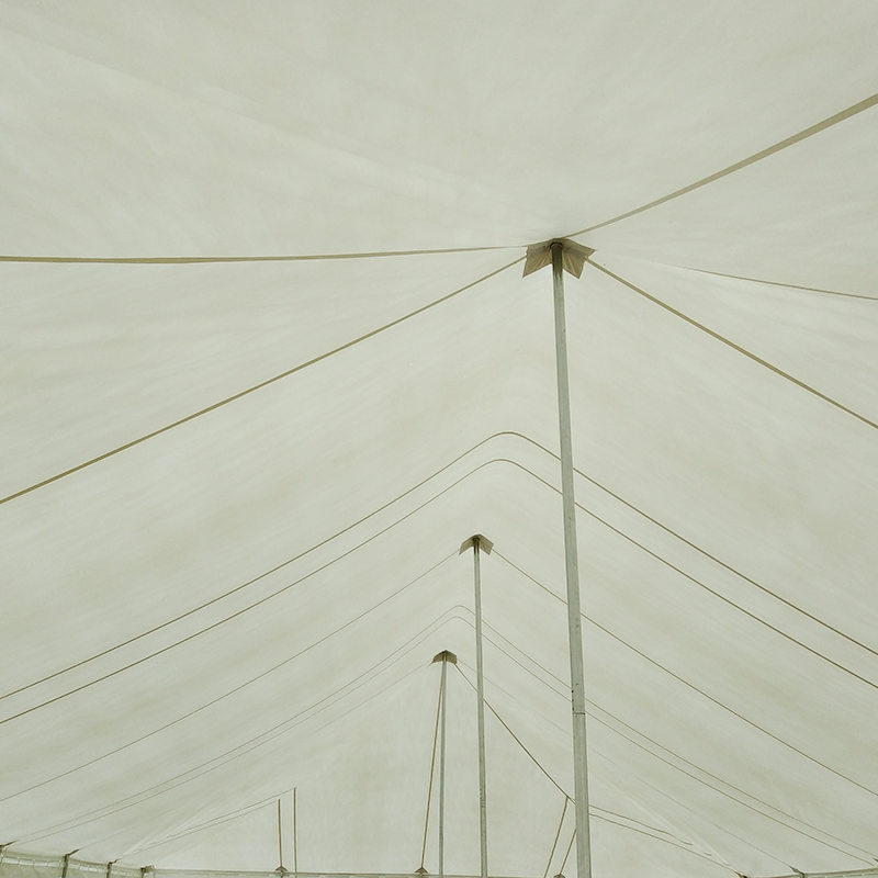 7X12m tradicionalni PVC šator s motkama za događaje s prozorima