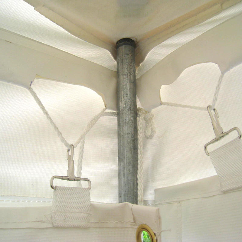 7X12m tradicionalni PVC šator s motkama za događaje s prozorima