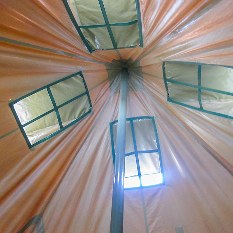 5x5m Platneni vojni šator za 8-12 osoba Šator za pomoć u katastrofama