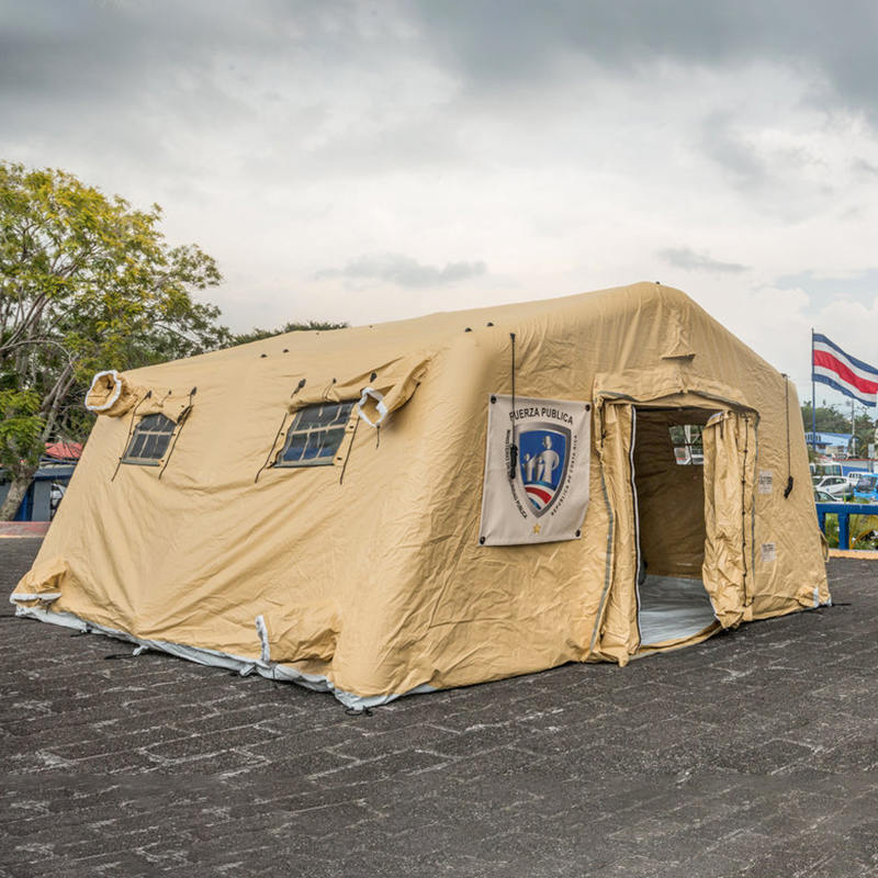 5,6 x 5,15 m višenamjenska mala skloništa na napuhavanje s niskim pritiskom za brzo postavljanje