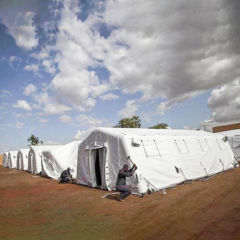 5,6 x 9,95 m višenamjenski šator na napuhavanje srednjeg i brzog postavljanja, niskotlačni sklonište