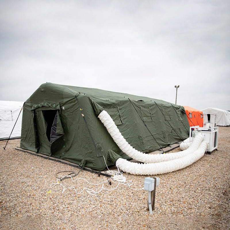 5,6 x 9,95 m višenamjenski šator na napuhavanje srednjeg i brzog postavljanja, niskotlačni sklonište