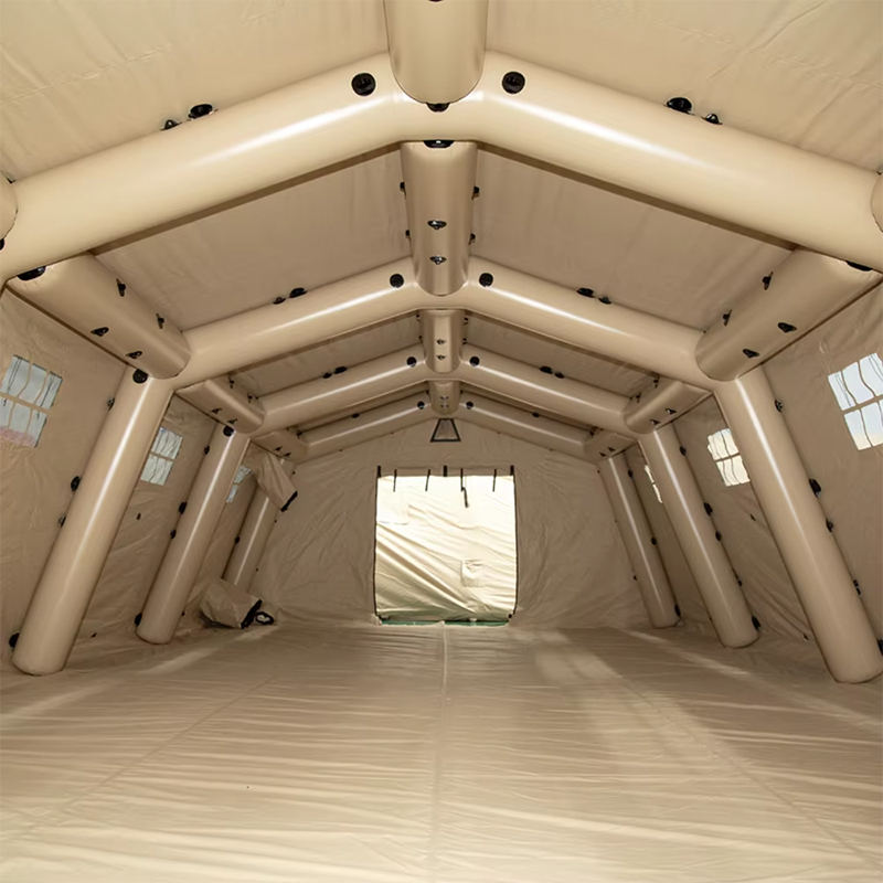 5,6 x 9,95 m višenamjenski šator na napuhavanje srednjeg i brzog postavljanja, niskotlačni sklonište