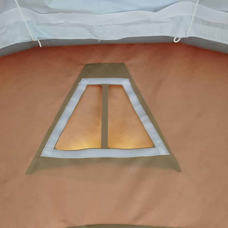 Višenamjenski šator na napuhavanje od 42 m² brzog postavljanja