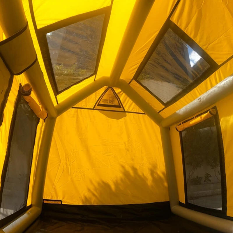 Glamour šator za kampiranje na napuhavanje za četiri godišnja doba za 2-4 osobe