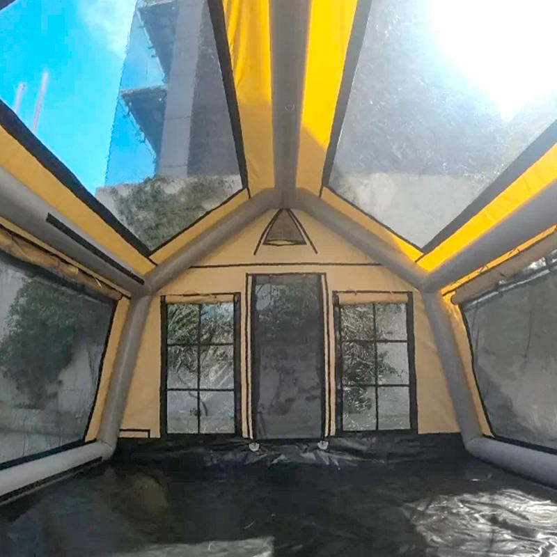 Panorama šator za kampiranje na napuhavanje za četiri godišnja doba za 8-10 osoba