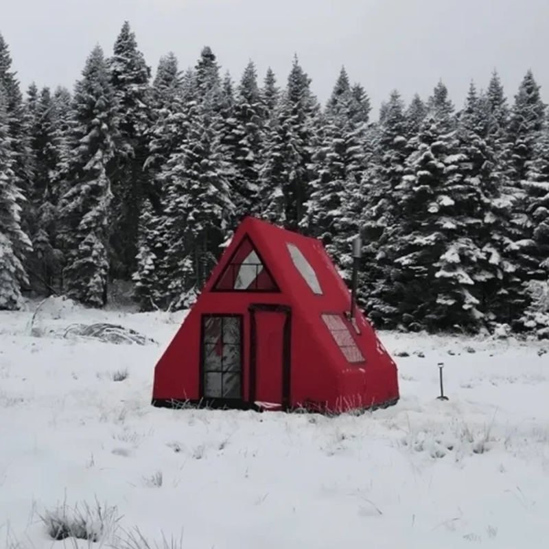 Vodootporni zračni šator na napuhavanje za 8-10 osoba za kampiranje