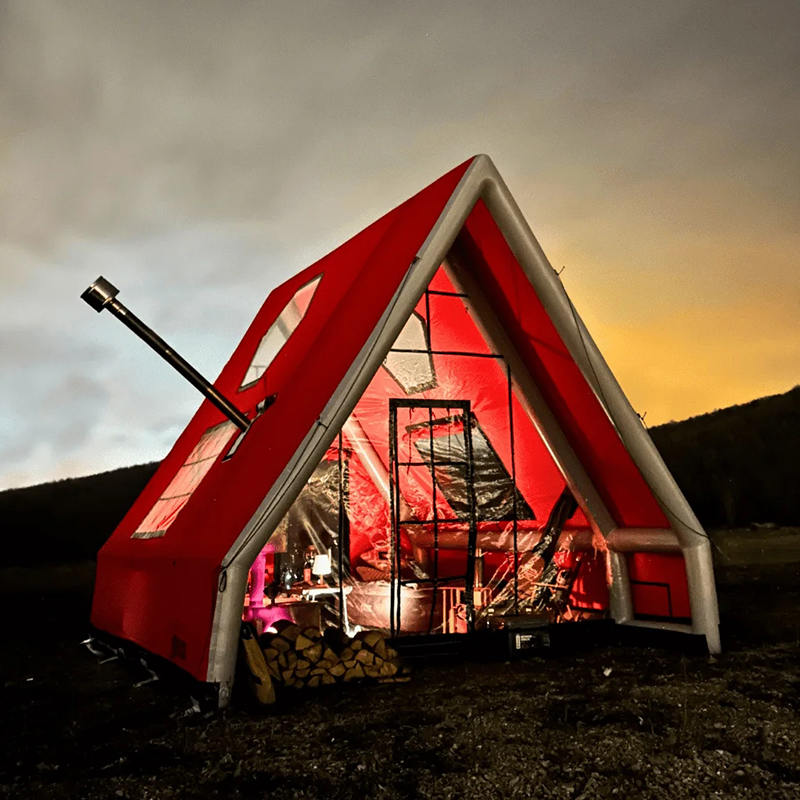 Vodootporni zračni šator na napuhavanje za 8-10 osoba za kampiranje