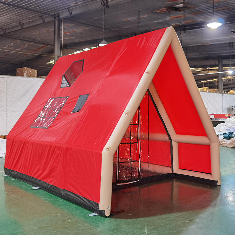 Vodootporni zračni šator na napuhavanje za 8-10 osoba za kampiranje