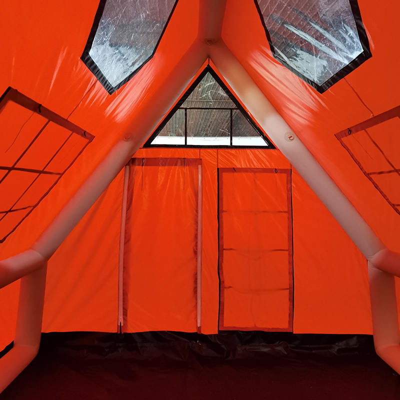 Vodootporni zračni šator na napuhavanje za 8-10 osoba za kampiranje