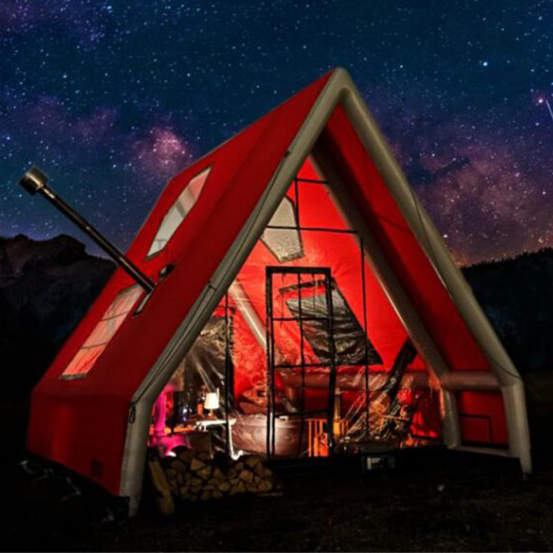 Vodootporni zračni šator na napuhavanje za 8-10 osoba za kampiranje