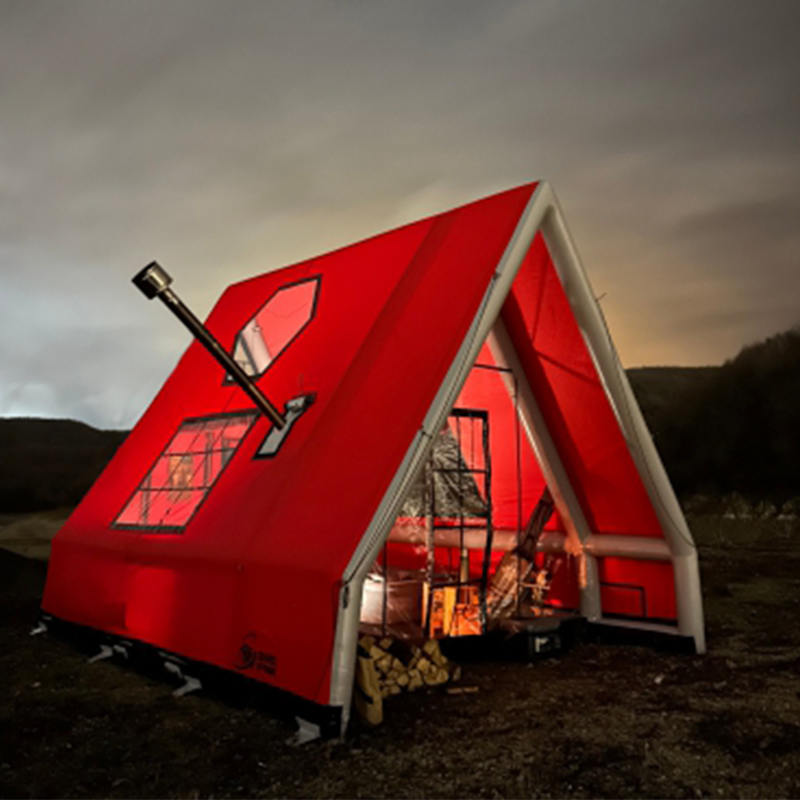 Vodootporni zračni šator na napuhavanje za 8-10 osoba za kampiranje